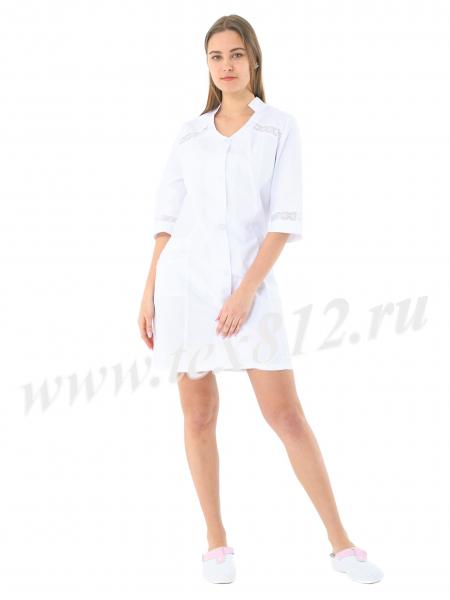 картинка Халат женский "Бэтти" магазин Одежда+ являющийся официальным дистрибьютором в России 