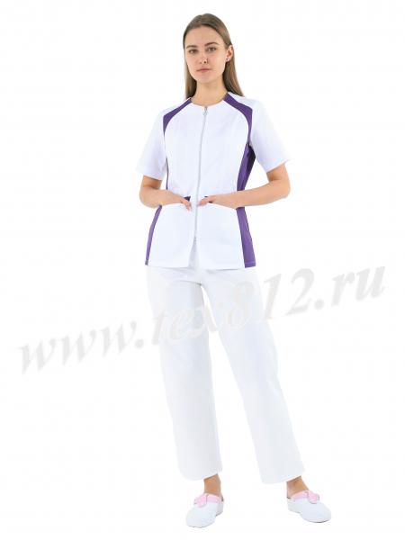 картинка Медицинский костюм "Линда" магазин Одежда+ являющийся официальным дистрибьютором в России 