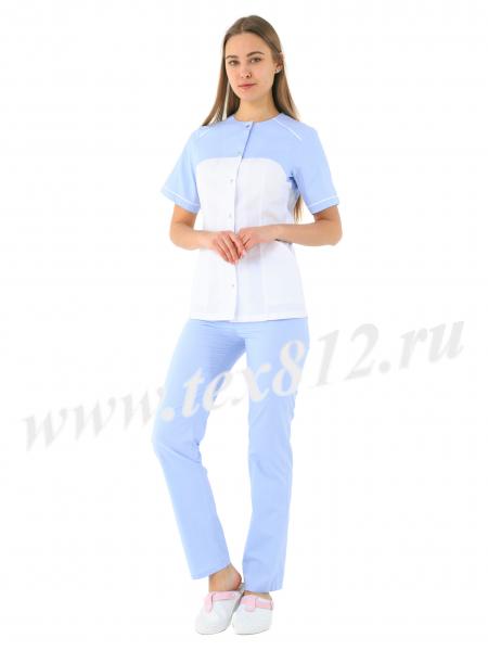 картинка Медицинский костюм "Катрин" магазин Одежда+ являющийся официальным дистрибьютором в России 